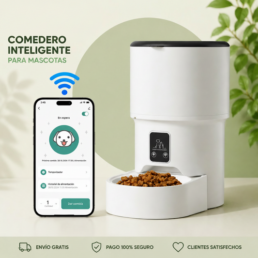 Comedero Inteligente con Wifi para Mascotas